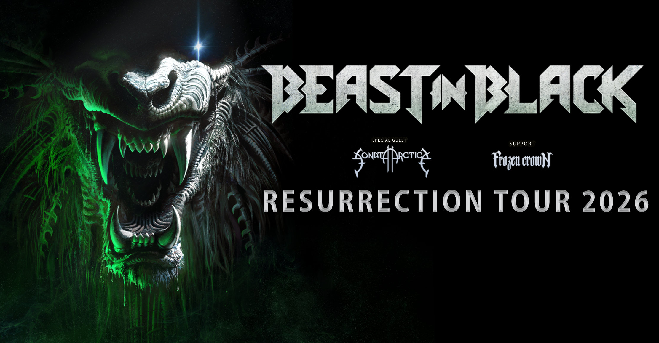 BEAST IN BLACK, Sonata Arctica, Frozen Crown